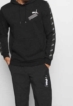 Jersey con capucha - black