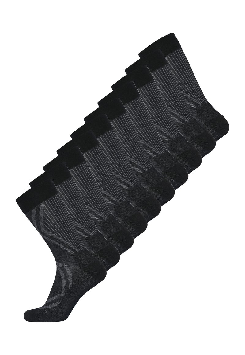 Dovre 10-PACK  OUTDOOR - Strømper - black