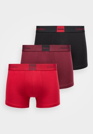 TRUNK ICON LOGO GRAPHIC 3 PACK - Trumpikės - black/scooter/zinfandel