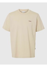 BESTICKTES - T-shirt - bas - oatmeal