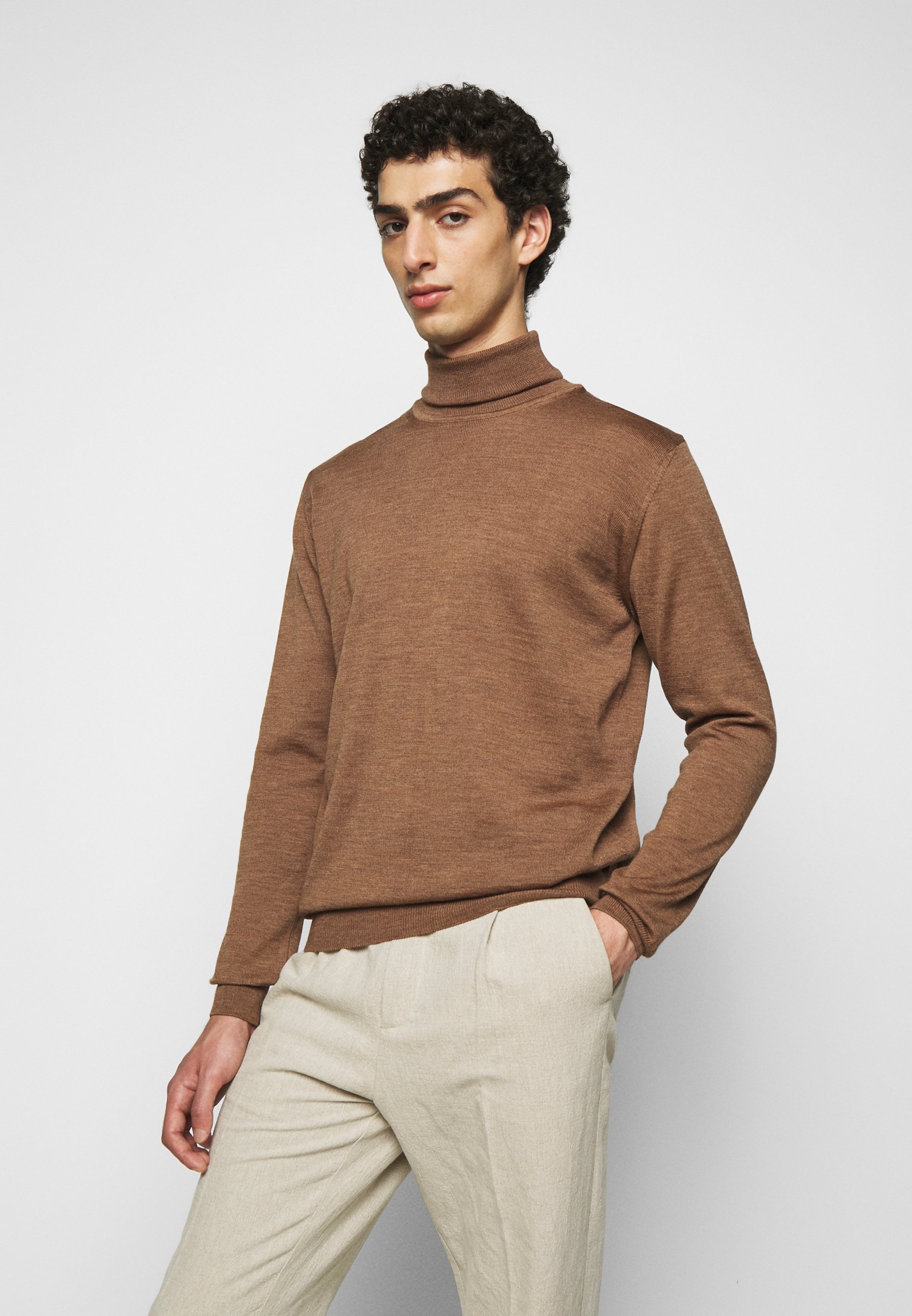 Sand Copenhagen Genser & cardigans | Herre | Nye Sand Copenhagen FREDDO Strikkegenser dark green Zalando.no