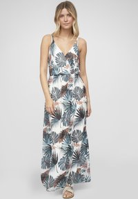 2-LAYERED TROPICAL  - Maxi-jurk - white