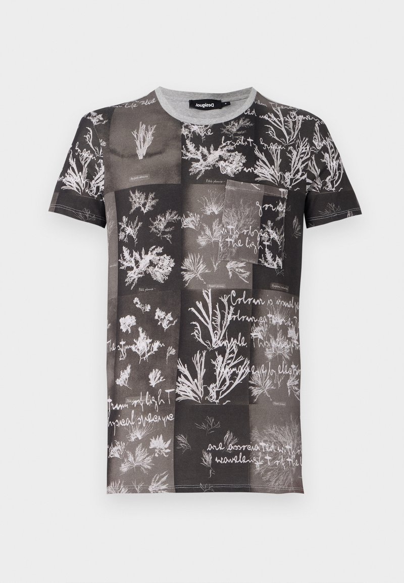 Desigual T-shirt print grijs