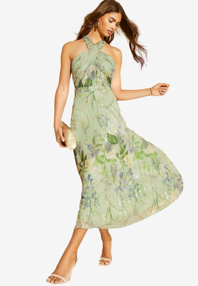 Lipsy REGULAR FIT - Vapaa-ajan mekko - light green