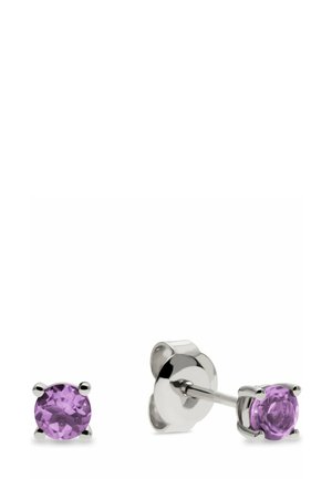 AMETHYST - Ohrringe - weißgold-coloured