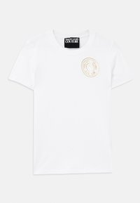 EMBLEM SMALL - Tricou cu imprimeu - white/gold-coloured