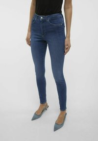 Vero Moda - Jeans Skinny Fit - medium blue denim Miniaturebillede 1