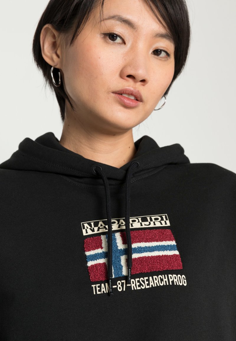 Damen Sweatshirts | Napapijri VERRES Kapuzenpullover black/schwarz - UV65611 Damen Sweatshirts | Napapijri VERRES Kapuzenpullover black/schwarz - UV65611