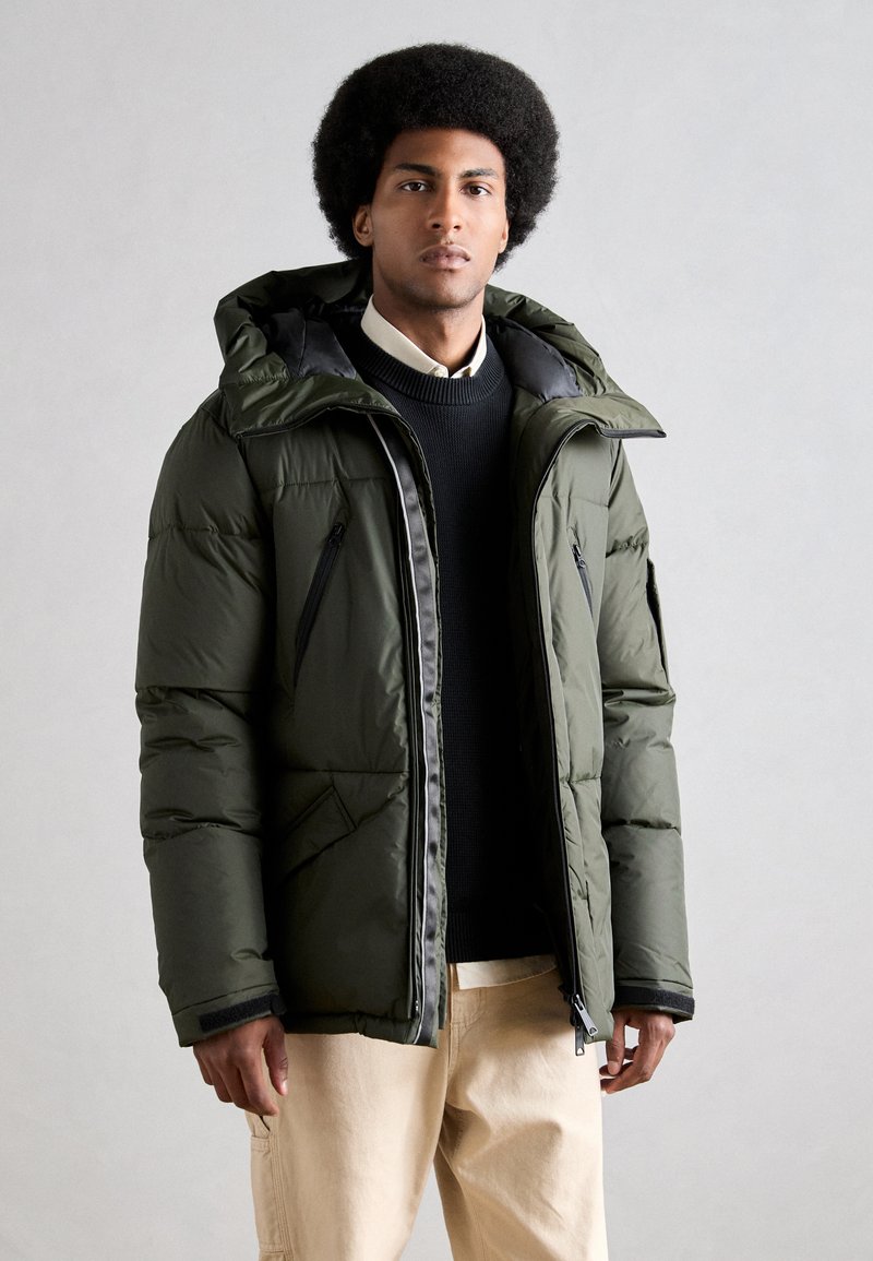 Schott ELWIN - Abrigo de invierno - dark kaki