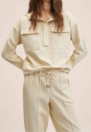 Hættetrøje - beige