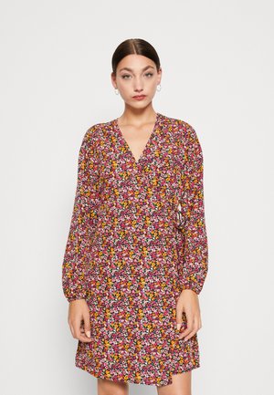 Pieces PCNESSA WRAP DRESS - Robe de jour - multi coloured