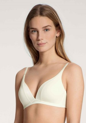 Calida CATE SOFT - Triangel BH - alabaster crème