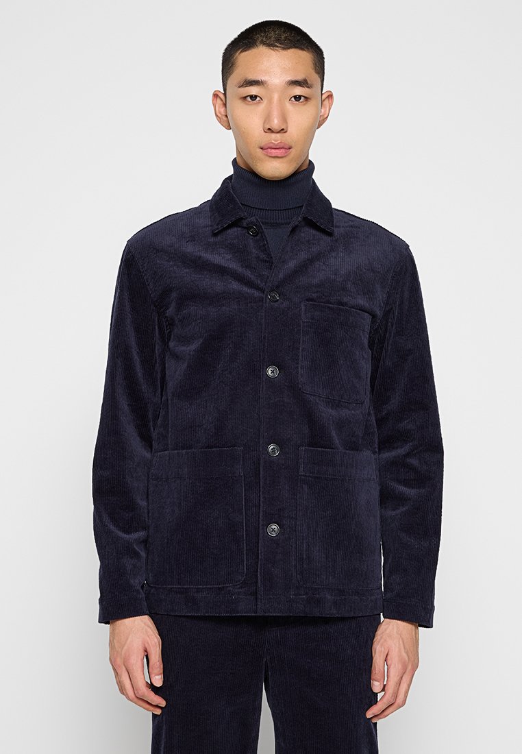 Selected Homme Lichte jas donkerblauw