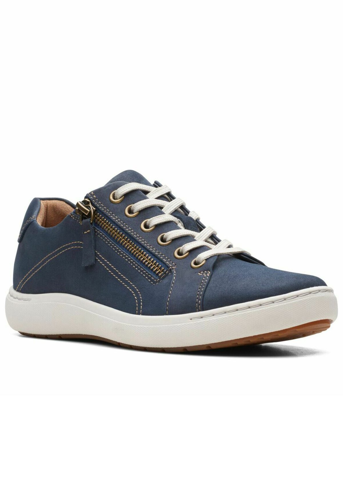 navy nubuck trainers