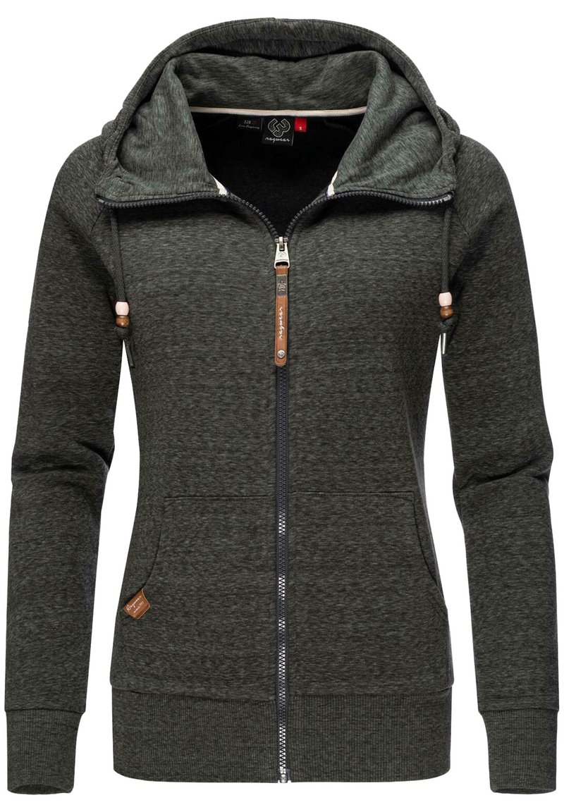 Ragwear Tröja med dragkedja - black