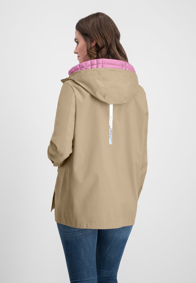 Milestone MS-CARLA Fleecejacke - havanna/beige -