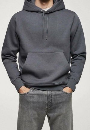 Felpa con cappuccio - dark grey