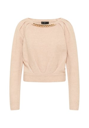 faina, Strickpullover - beige