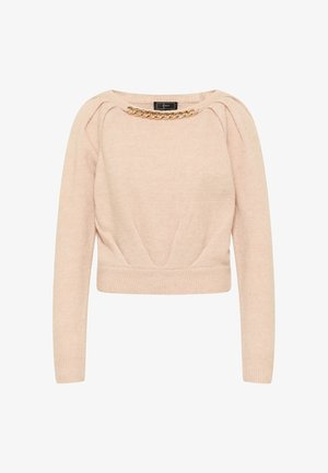 faina, Strickpullover - beige