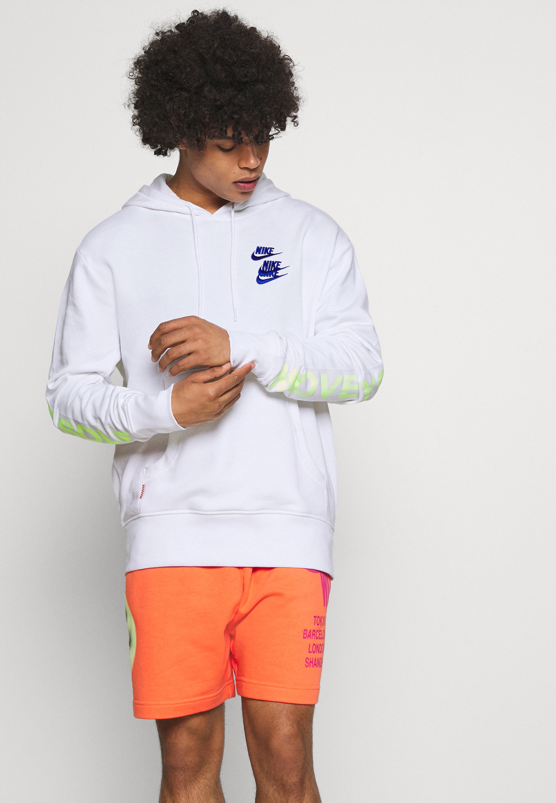 Nike Sportswear HOODIE - Jersey con capucha - white/blanco - Zalando.es