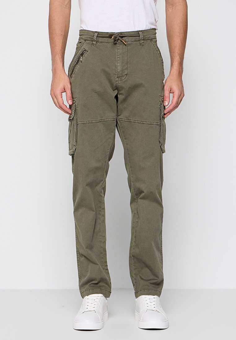 INDICODE JEANS Cargobroek olijfgroen