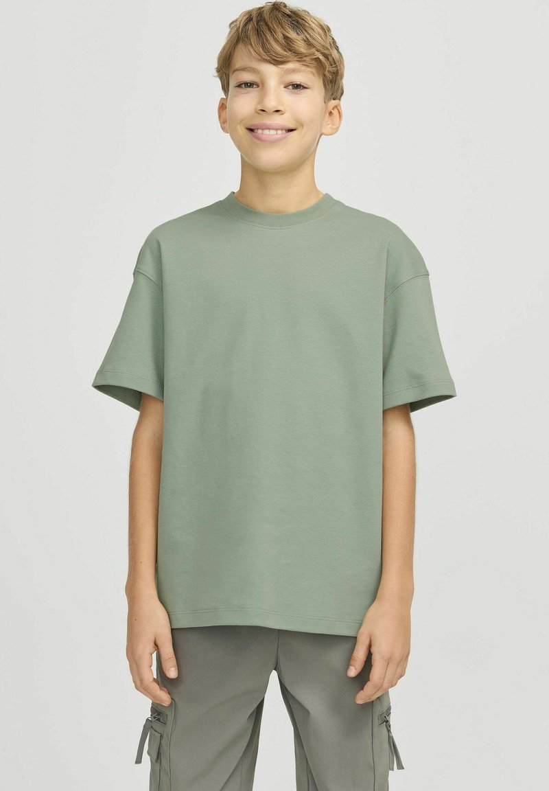 Jack & Jones Junior JJEURBAN EDGE O-NECK NOOS - T-shirt basic - iceberg green