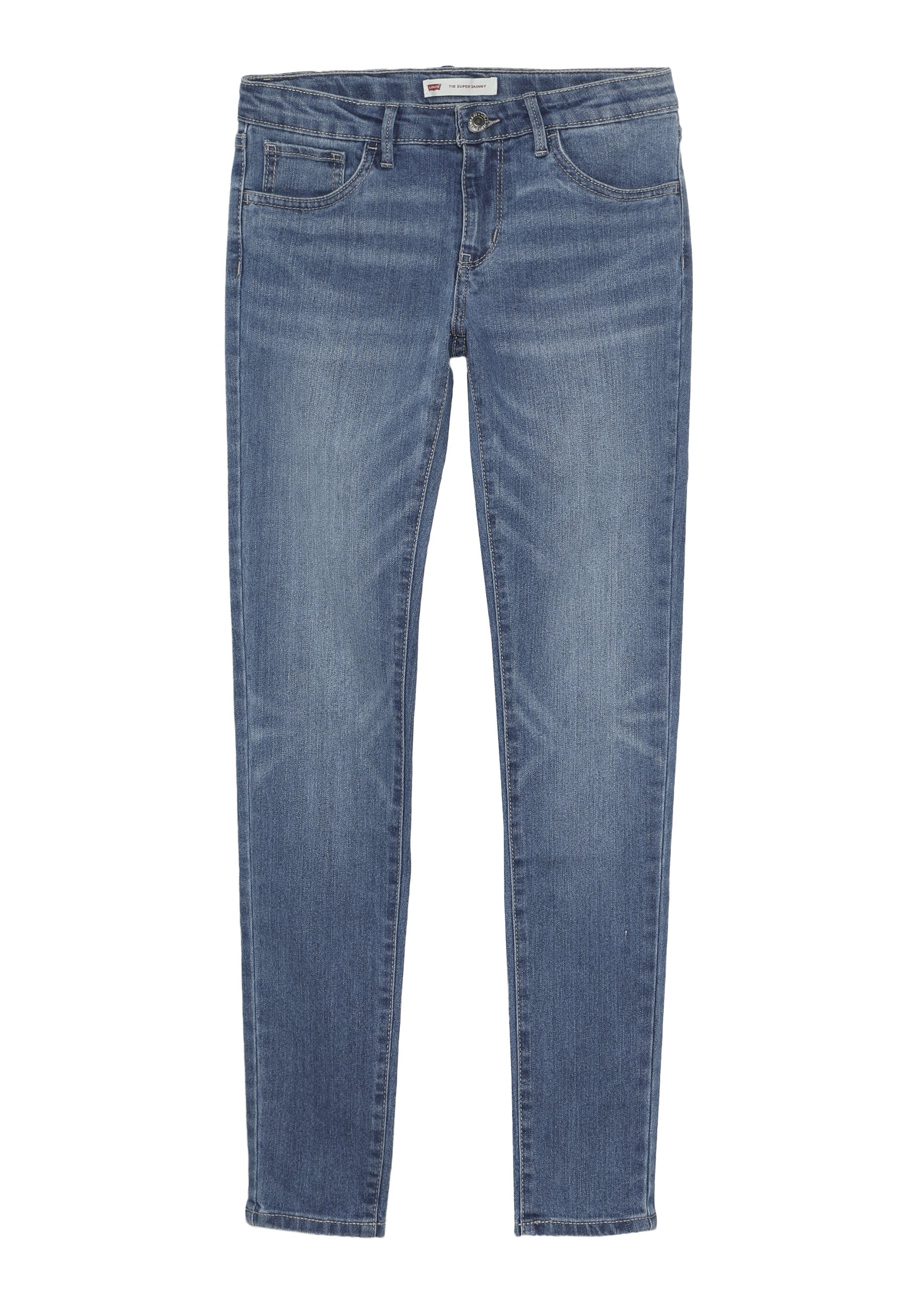 Vaqueros Levi's 710 Innovation Super Skinny gris mujer