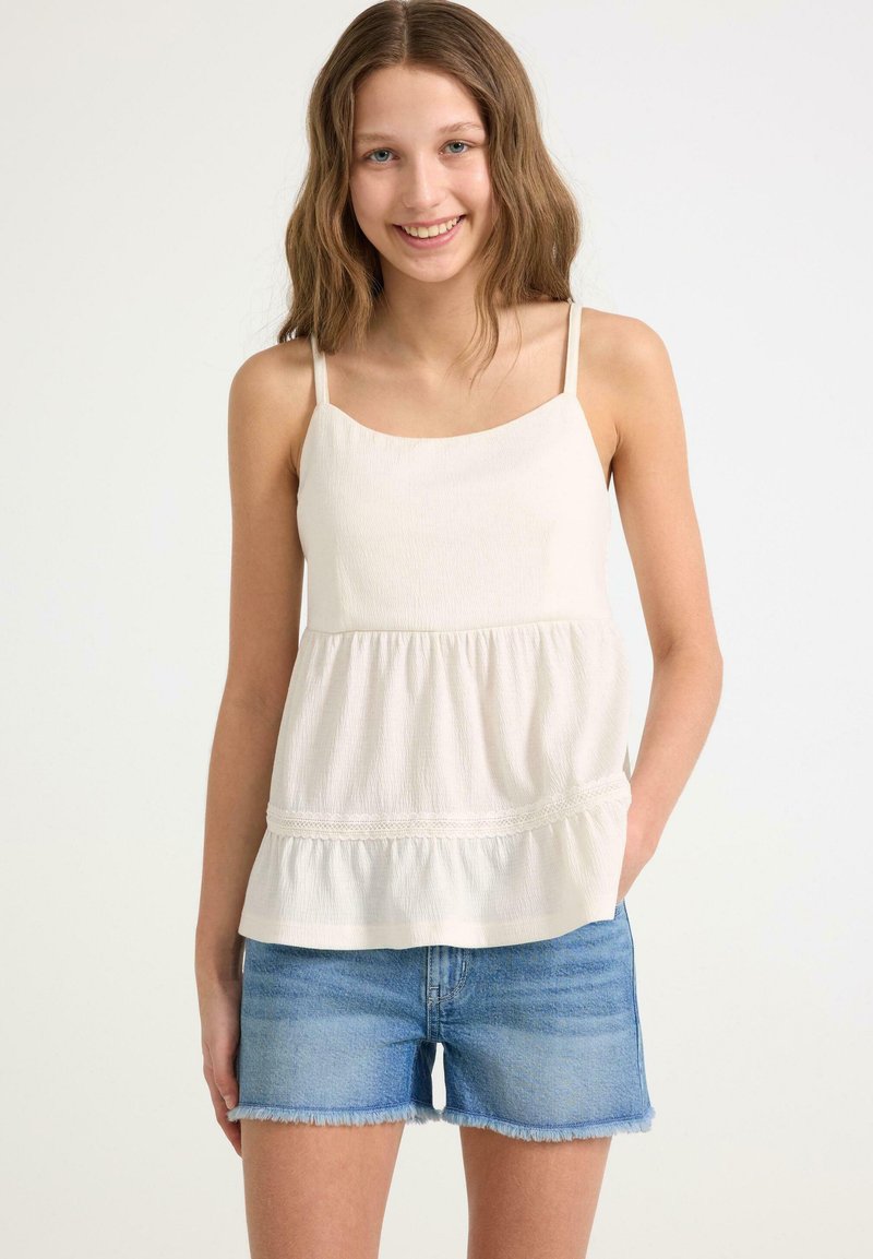 Lindex - PEPLUM - Toppi - off white, Suurenna