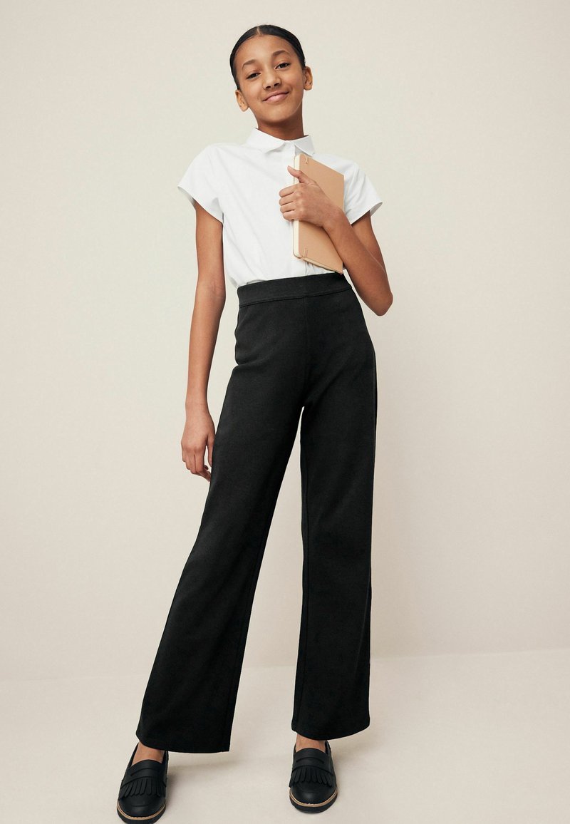 Next - RICH PULL ON HIGH WAIST BOOT CUT - REGULAR FIT - Kelnės - black, Padidinti
