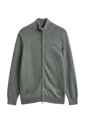 GANT, Cardigan - dark grey melange