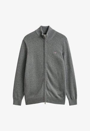 GANT, Cardigan - dark grey melange