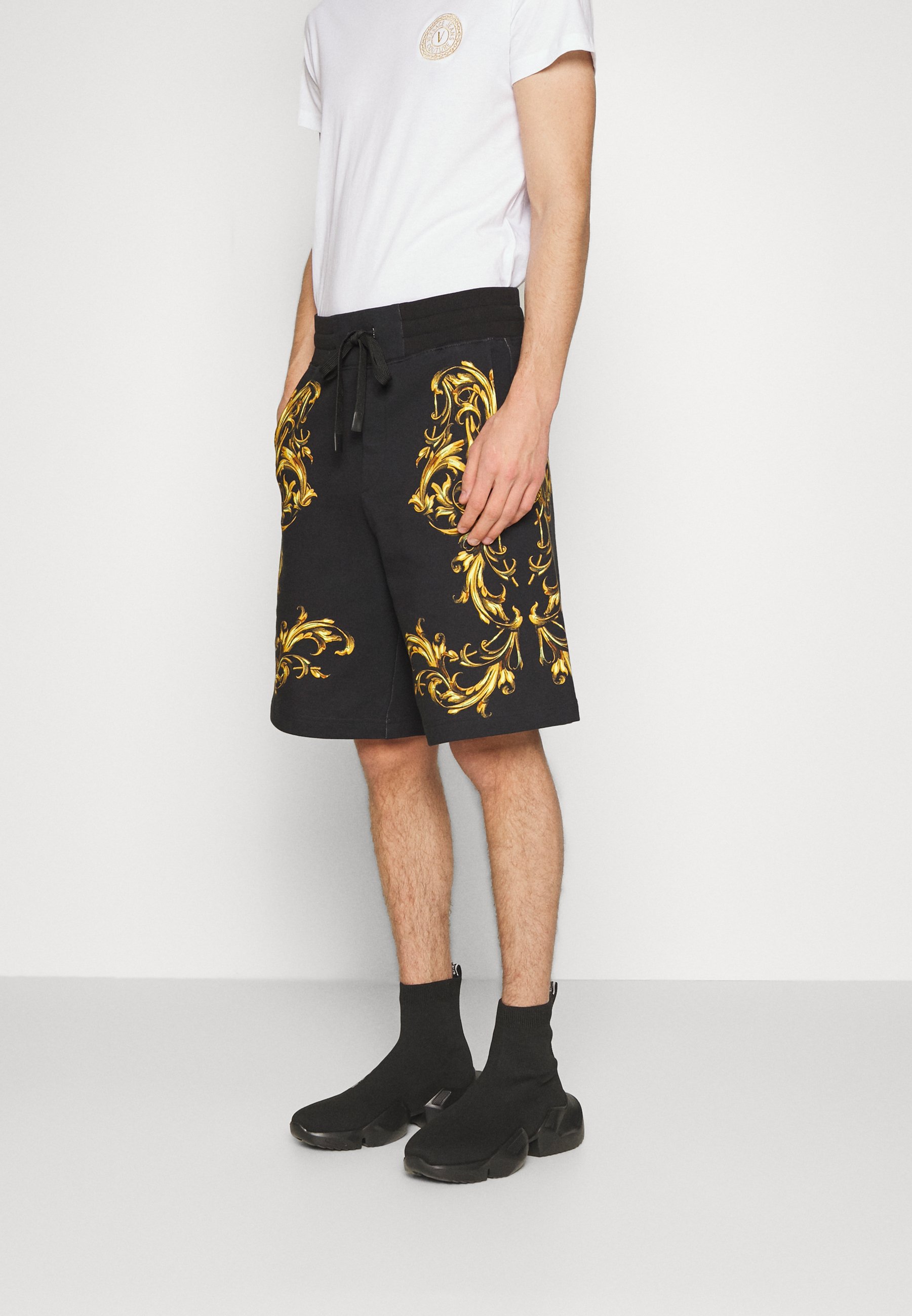 Versace Jeans Couture, Shorts Black, Men, Size: M, Size: M