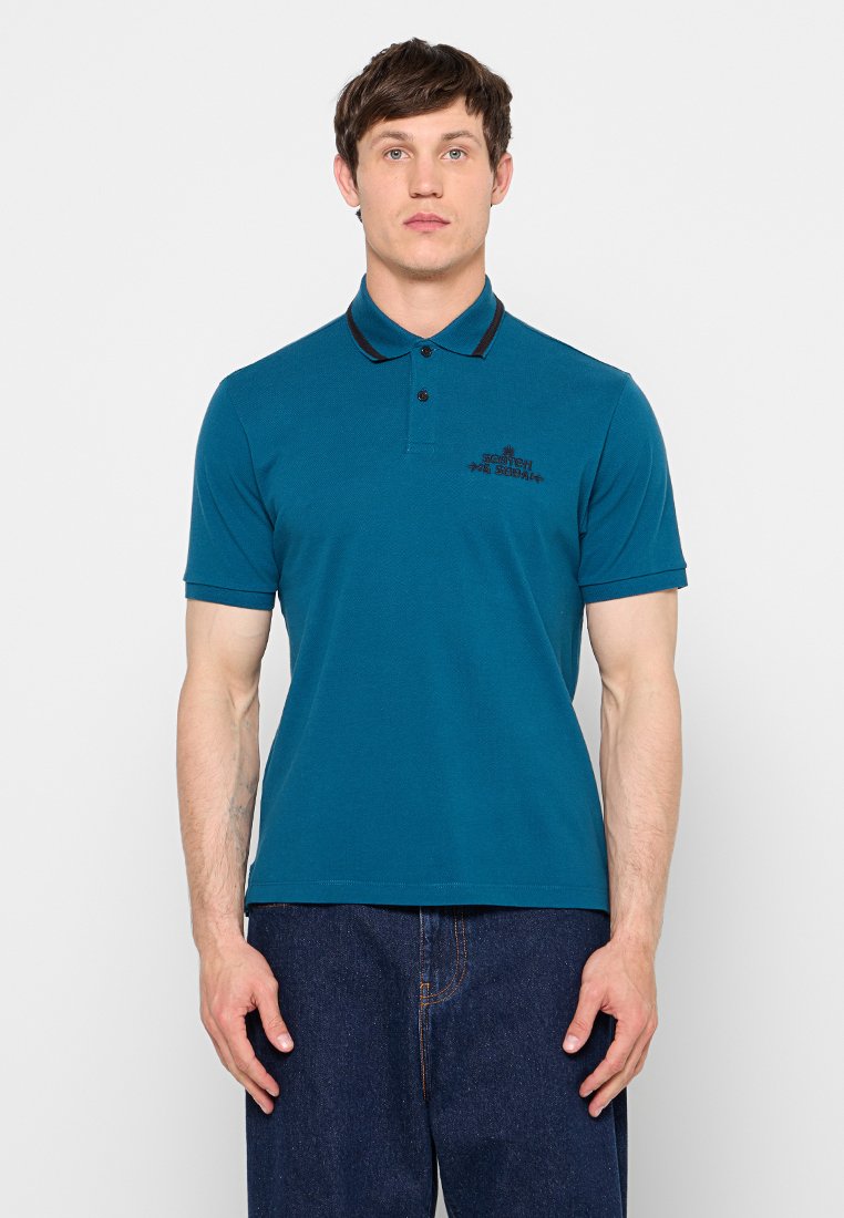 Scotch & Soda Poloshirt blauw