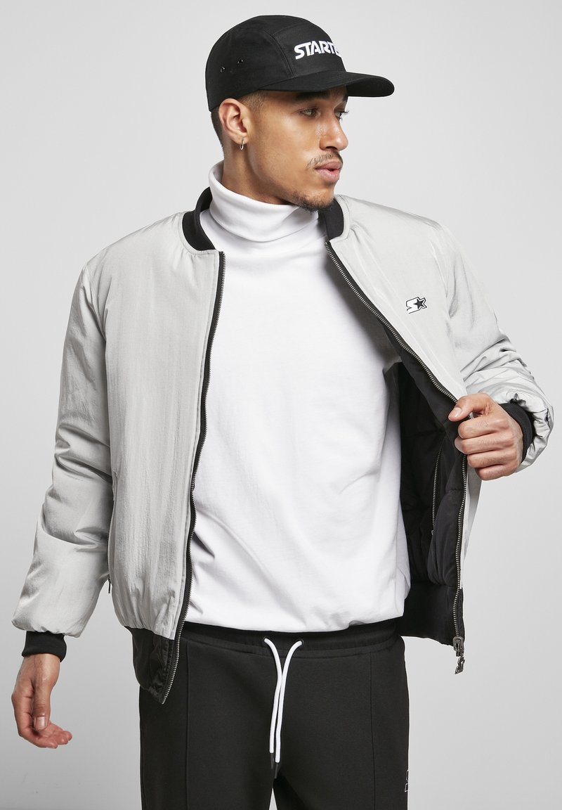 Starter - Bomber Jacket - lightasphalt, Enlarge