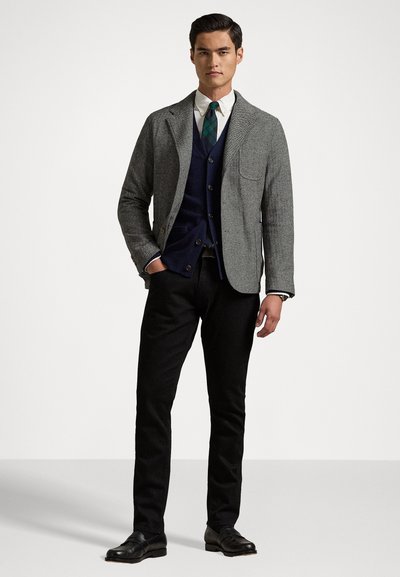 Polo Ralph Lauren MODERN HERRINGBONE SPORT COAT - Blézerkabát - black/cream