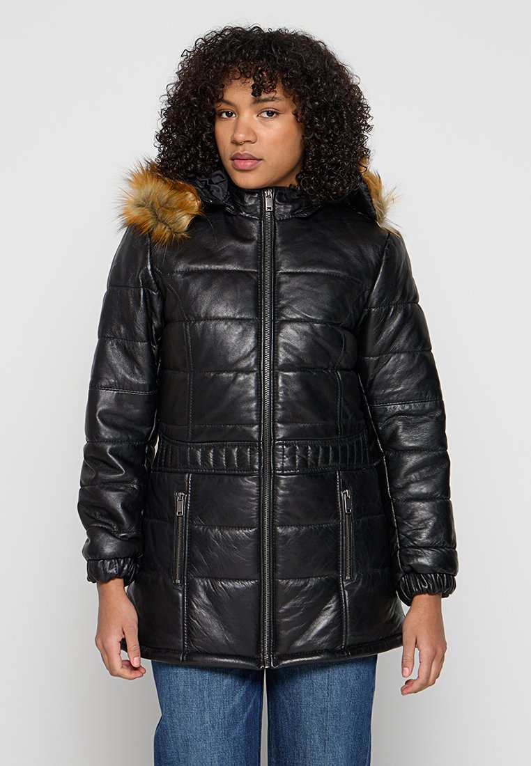 Lee Cooper Leren jas zwart Lee Cooper Leren jas zwart