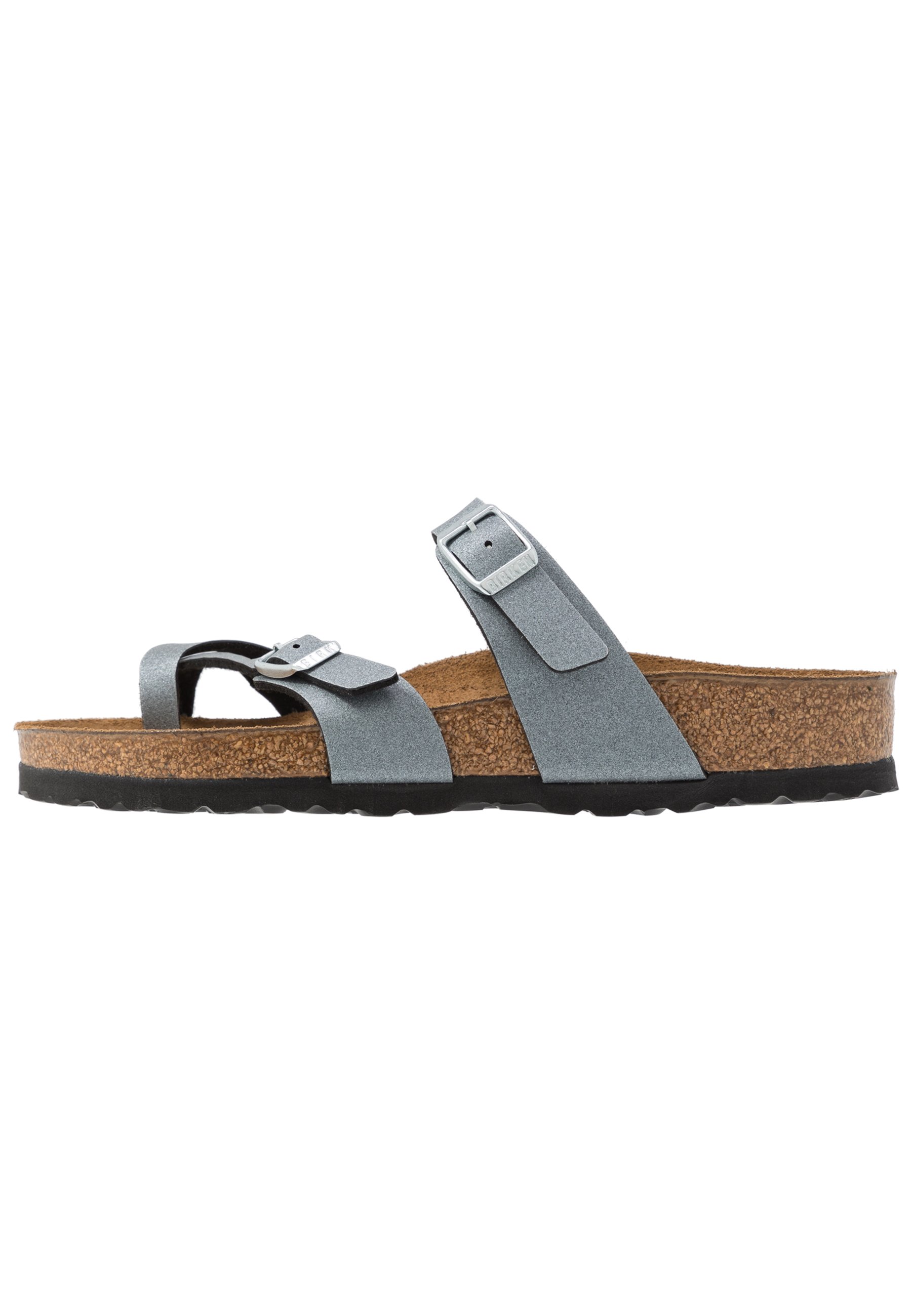 Birkenstock MAYARI - Tøfler - icy metallic anthracite Birkenstock MAYARI - Tøfler - icy metallic anthracite