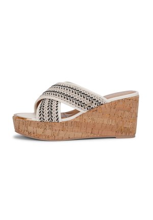 Muiltjes met hak - white comb