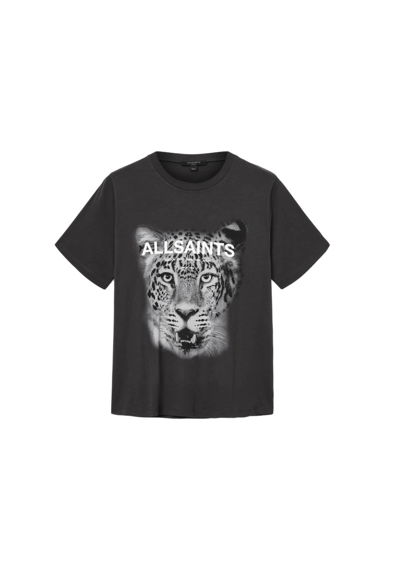 AllSaints T-shirt print zwart
