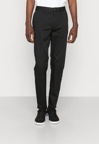 Scotch & Soda - STUART CLASSIC REGULAR FIT - Nohavice chinos - black Miniatúrny obrázok 1