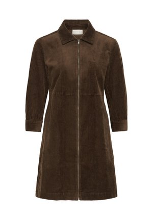 Kaffe, KASELLA CORDUROY DRESS - Robe chemise - carafe
