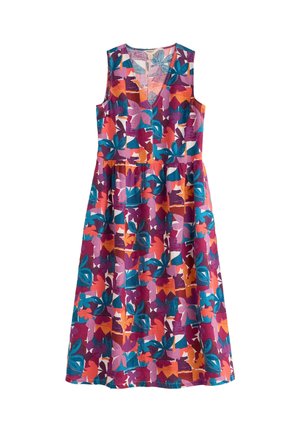 Seasalt Cornwall, SEASALT CORNWALL LOWLAND HEATHER DRESS - Vestito casual - floral tropic shapes chalk