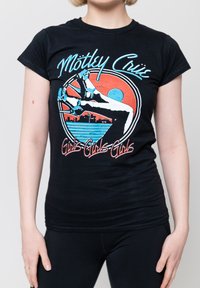 Paradiso Clothing MOTLEY CRUE HEELS SKINNY UNISEX - Print T-shirt - black