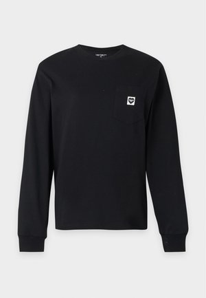 Carhartt WIP, POCKET SMALL HEART - Μπλούζα με μακριά μανίκια - black