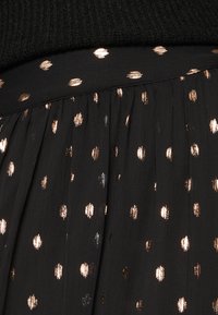 ONLY ONLIVY MAXI SKIRT - Maxi skirt - black/rosa gold