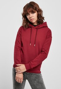 Urban Classics Jersey con capucha - burgundy