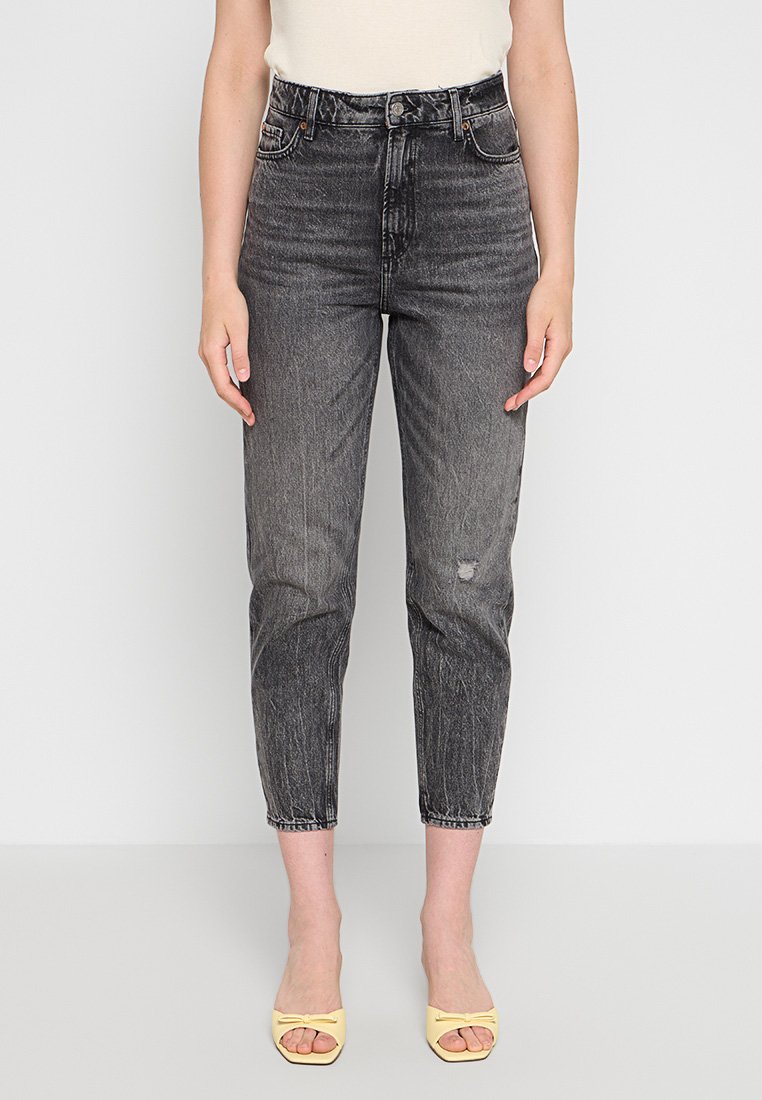 Boss Mom jeans antraciet Boss Mom jeans antraciet