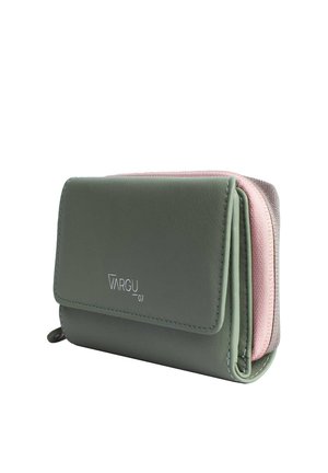 NILA - Wallet - sage green light pink
