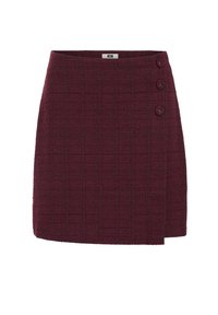 Fustă petrecută - aubergine