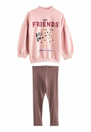 SET - Sweatshirt - pink cat character